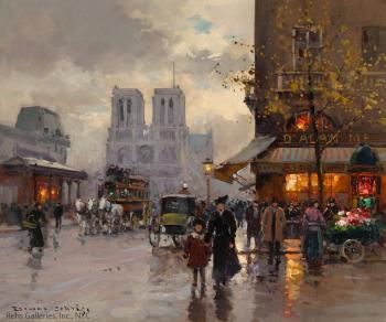 愛德華 科爾特斯 Place St Michel, Notre Dame 愛德華 科爾特斯 Place St Michel, Notre Dame